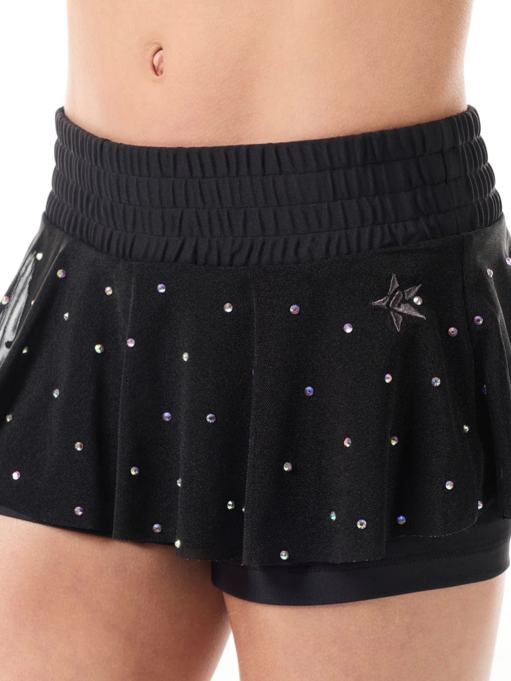 Rebel Athletic Mesh Overlay skirt